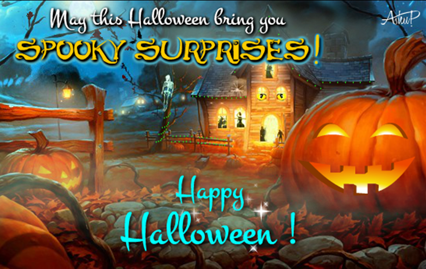 Haunted House Ecard by Ashupatodia