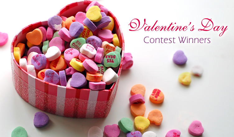 Valentine’s Week Contest Winners