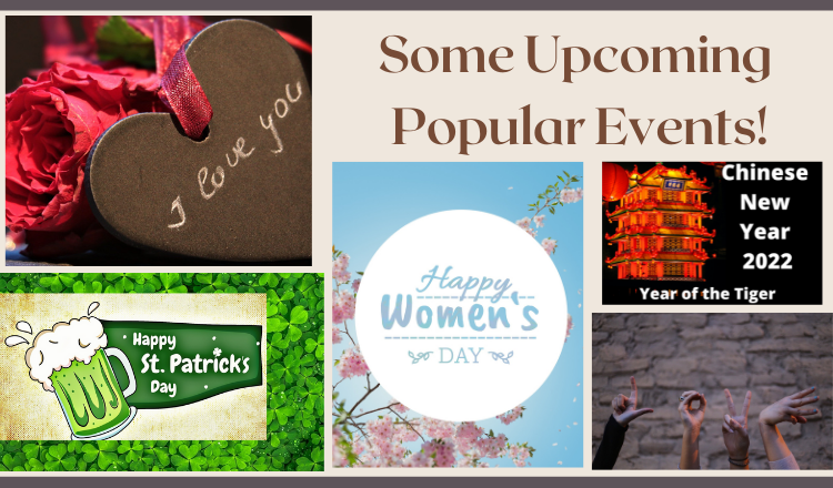Some Upcoming Popular Events!